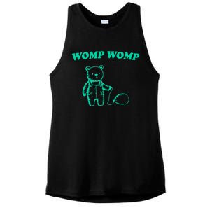 Womp Womp Funny Meme Bear Ladies PosiCharge Tri-Blend Wicking Tank