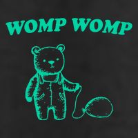 Womp Womp Funny Meme Bear 7 Panel Mesh Trucker Snapback Hat