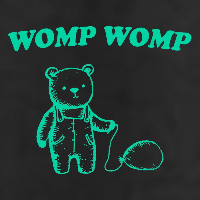 Womp Womp Funny Meme Bear 7 Panel Mesh Trucker Snapback Hat