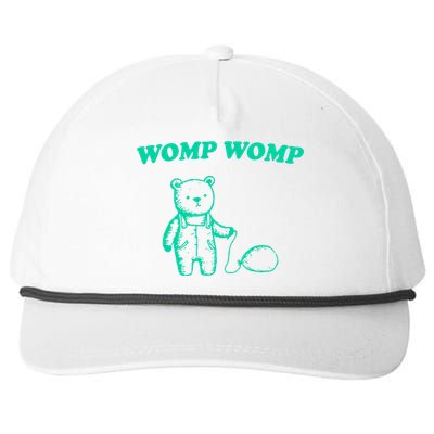 Womp Womp Funny Meme Bear Snapback Five-Panel Rope Hat