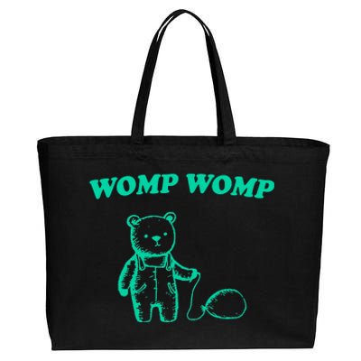 Womp Womp Funny Meme Bear Cotton Canvas Jumbo Tote