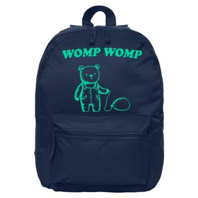 Womp Womp Funny Meme Bear 16 in Basic Backpack