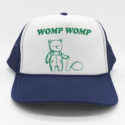 Womp Womp Funny Meme Bear Trucker Hat