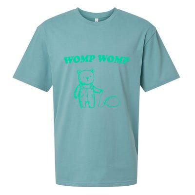 Womp Womp Funny Meme Bear Sueded Cloud Jersey T-Shirt