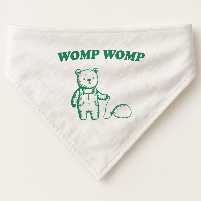 Womp Womp Funny Meme Bear USA-Made Doggie Bandana