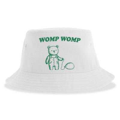 Womp Womp Funny Meme Bear Sustainable Bucket Hat