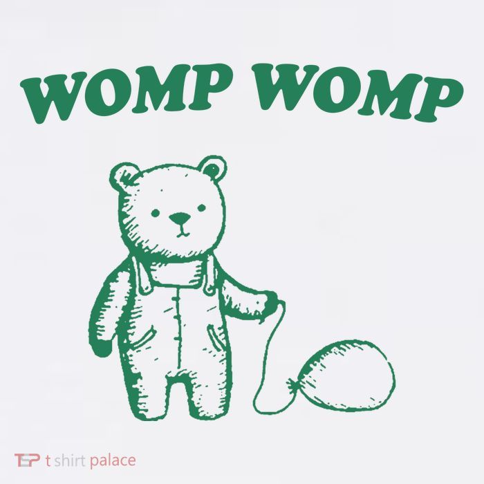 Womp Womp Funny Meme Bear Sustainable Bucket Hat