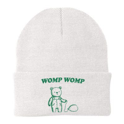 Womp Womp Funny Meme Bear Knit Cap Winter Beanie