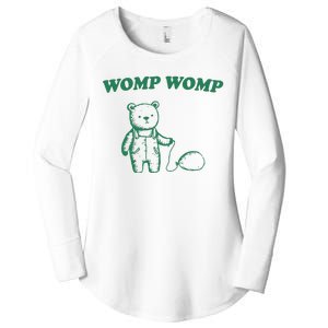 Womp Womp Funny Meme Bear Women's Perfect Tri Tunic Long Sleeve Shirt