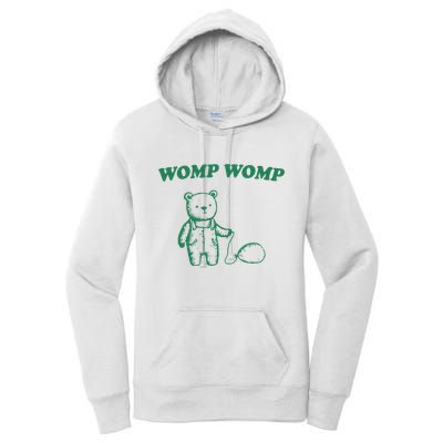 Womp Womp Funny Meme Bear Women's Pullover Hoodie