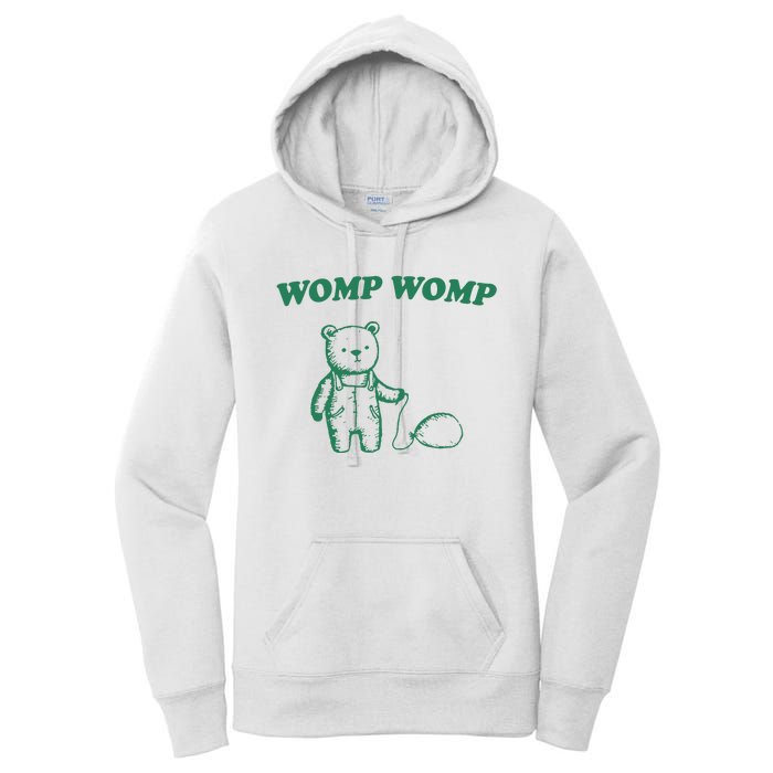 Womp Womp Funny Meme Bear Women's Pullover Hoodie