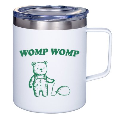 Womp Womp Funny Meme Bear 12oz Stainless Steel Coffee Mug