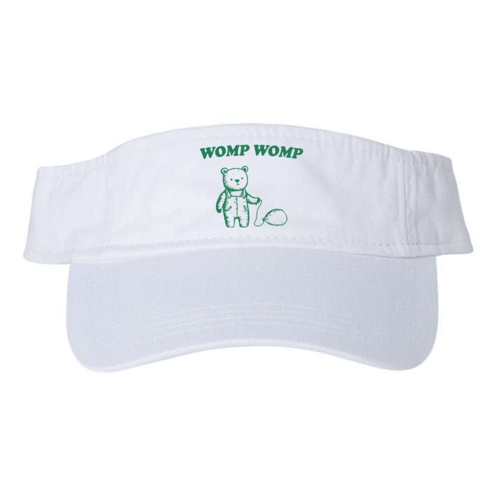 Womp Womp Funny Meme Bear Valucap Bio-Washed Visor