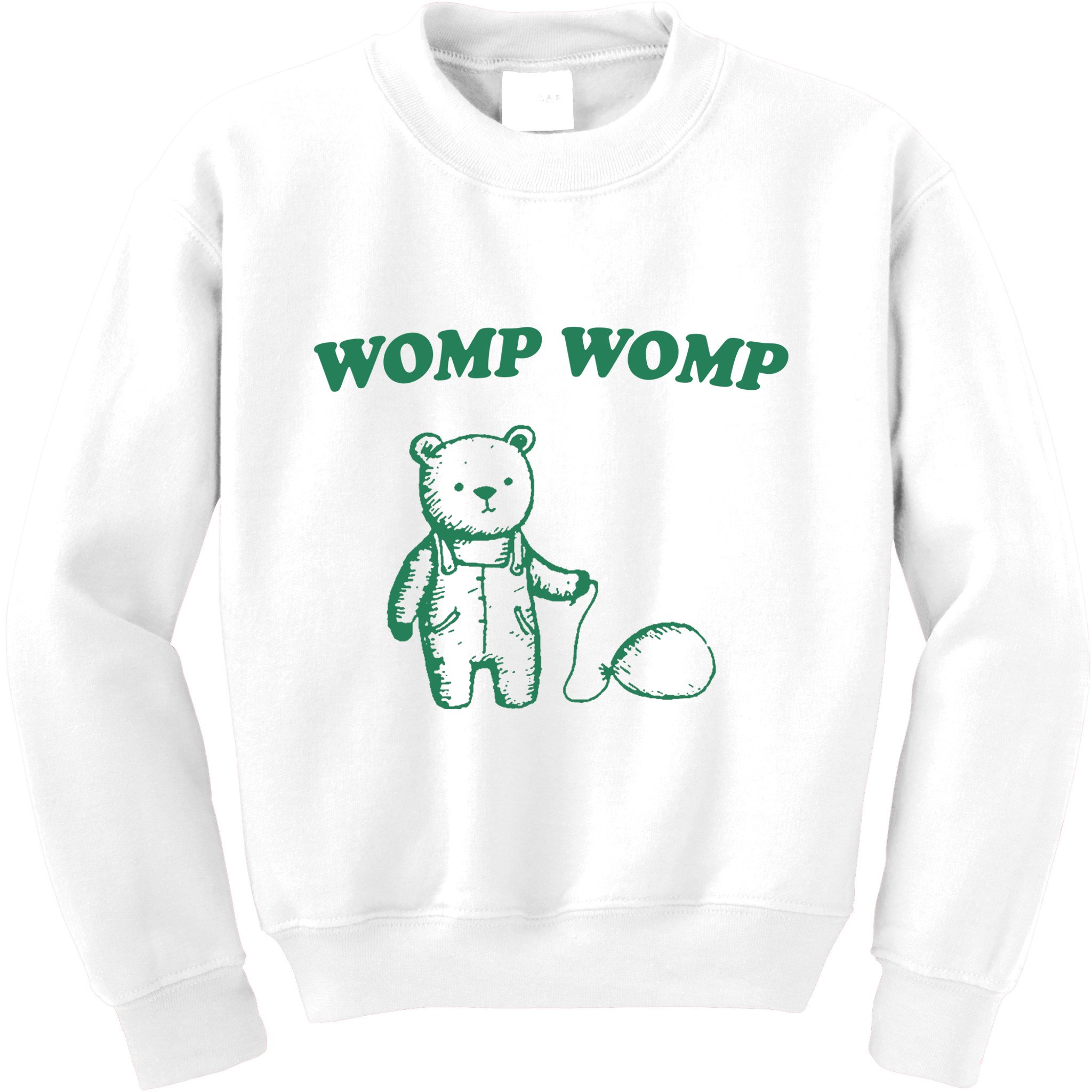 Womp Womp Funny Meme Bear Kids Sweatshirt