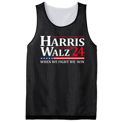 When We Fight We Win Harris Walz 2024 Vote Kamala Harris Mesh Reversible Basketball Jersey Tank