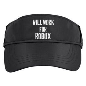 Will Work For Robux . Saying For The Blockchain And Token Adult Drive Performance Visor