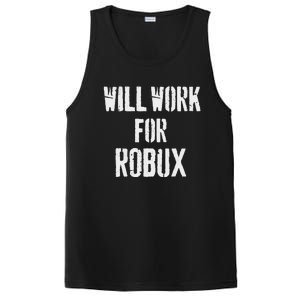 Will Work For Robux . Saying For The Blockchain And Token PosiCharge Competitor Tank