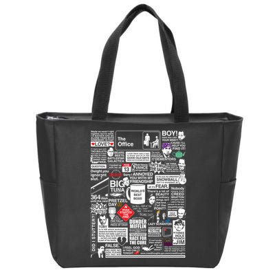Wise Words From The Office Zip Tote Bag
