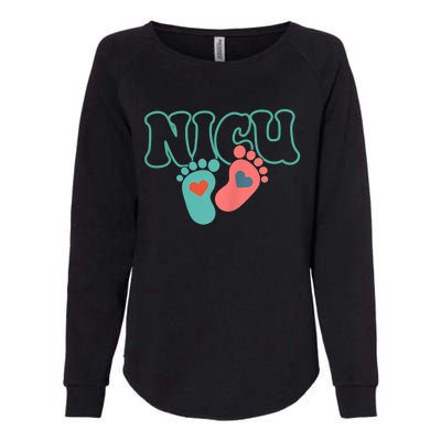 Will Work For Snuggles Nicu Nurse Womens California Wash Sweatshirt