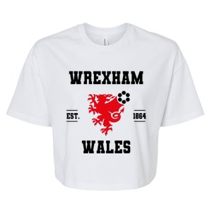 Wrexham Wales Football Gift Bella+Canvas Jersey Crop Tee