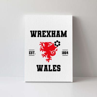 Wrexham Wales Football Gift Canvas