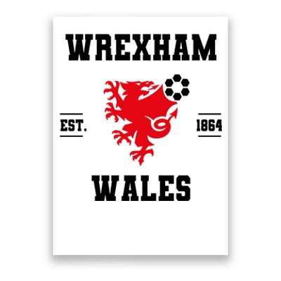 Wrexham Wales Football Gift Poster