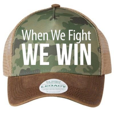 When We Fight We Win Legacy Tie Dye Trucker Hat