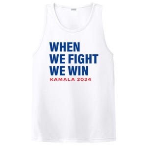 When We Fight We Win Kamala Harris For President 2024 Vote PosiCharge Competitor Tank