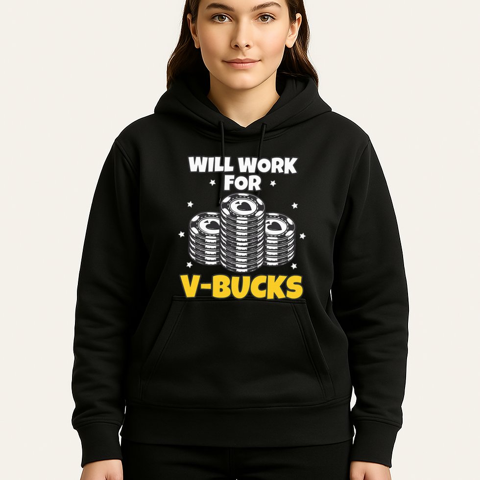 Will Work For Bucks V Gaming Gifts For Rpg Hoodie
