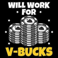 Will Work For Bucks V Gaming Gifts For Rpg Flatbill Hat