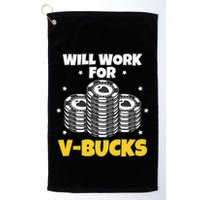 Will Work For Bucks V Gaming Gifts For Rpg Golf Towel