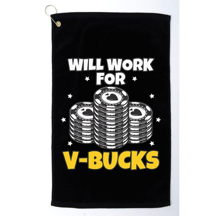 Will Work For Bucks V Gaming Gifts For Rpg Golf Towel