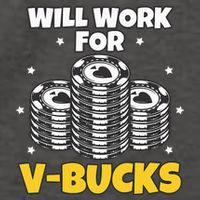 Will Work For Bucks V Gaming Gifts For Rpg Vector Backpack