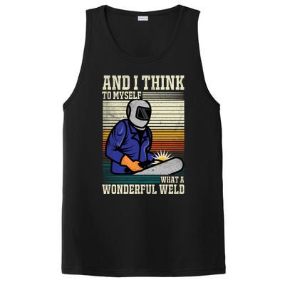 Welders Welding Funny Welding What A Wonderful Weld Cute Gift PosiCharge Competitor Tank