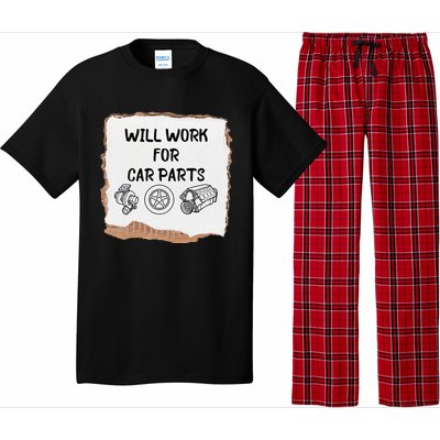 Will work for car parts car enthusiast muscle car Pajama Set