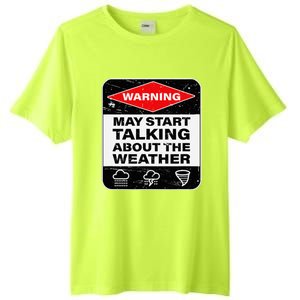 Weather Warning Funny Raining Storms Meteorology Tall Fusion ChromaSoft Performance T-Shirt