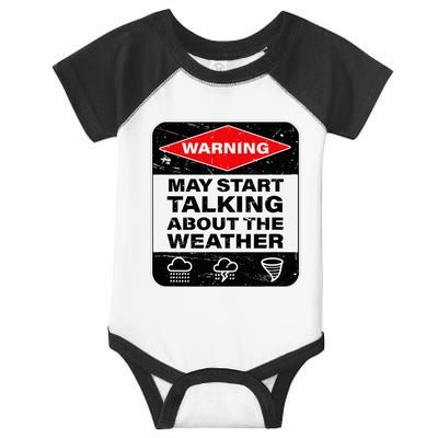 Weather Warning Funny Raining Storms Meteorology Infant Baby Jersey Bodysuit