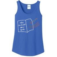 Where Words Fail Music Speaks Funny Gift Musical Music Notes Musician Gift Ladies Essential Tank