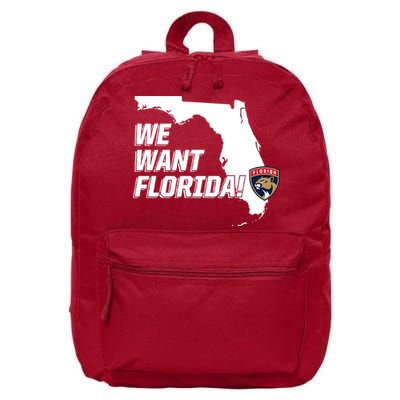 We Want Florida 16 in Basic Backpack