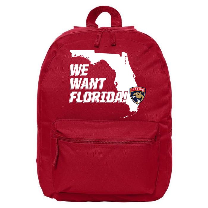 We Want Florida 16 in Basic Backpack