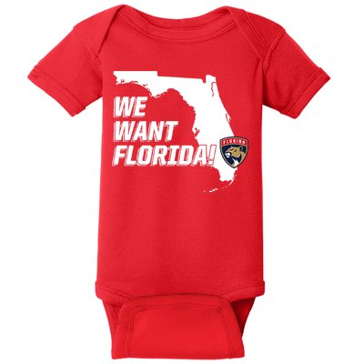 We Want Florida Baby Bodysuit