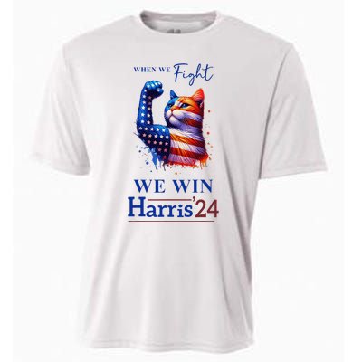 When We Fight We Win Kamala Harris Us President 2024 Cooling Performance Crew T-Shirt