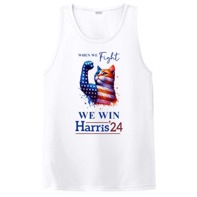 When We Fight We Win Kamala Harris Us President 2024 PosiCharge Competitor Tank