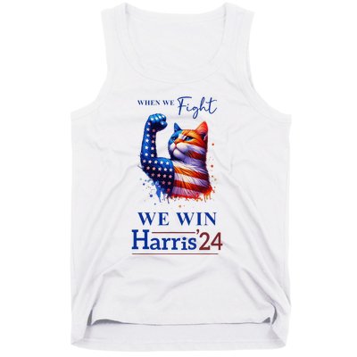 When We Fight We Win Kamala Harris Us President 2024 Tank Top