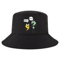 Wait What Funny English Teacher Grammar Police Grammarian Cool Comfort Performance Bucket Hat
