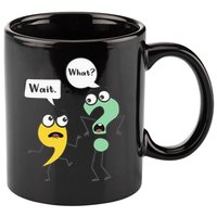 Wait What Funny English Teacher Grammar Police Grammarian 11oz C Handle Ceramic Mug