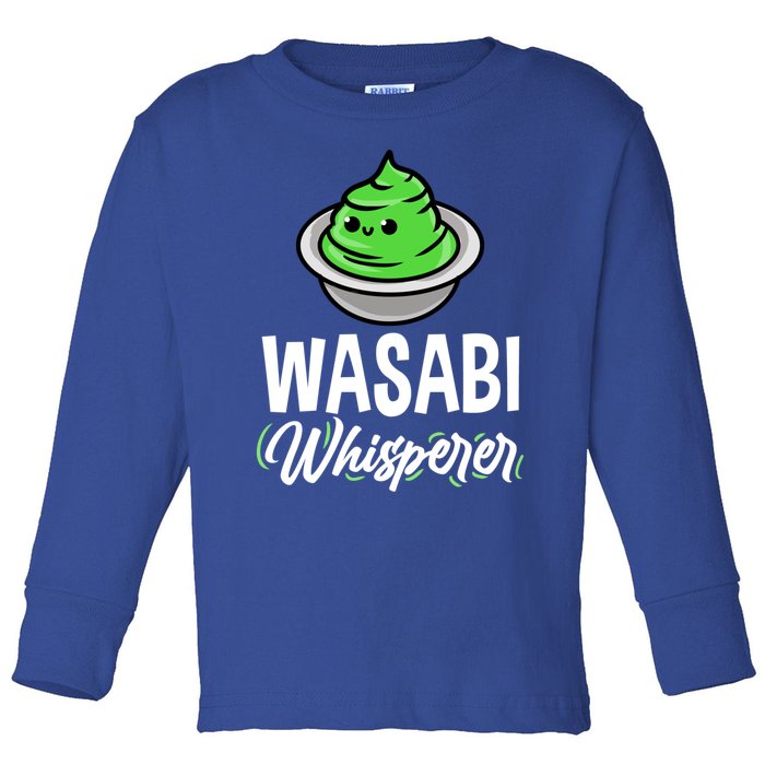 Wasabi Whisperer For Sushi Lover Meaningful Gift Toddler Long Sleeve Shirt