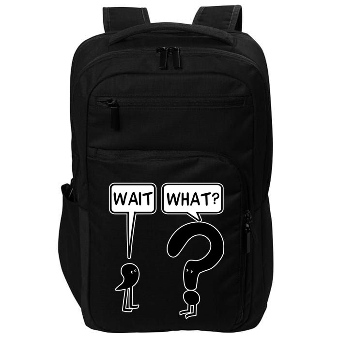 Wait What Funny Grammar Questioning Punctuation Impact Tech Backpack