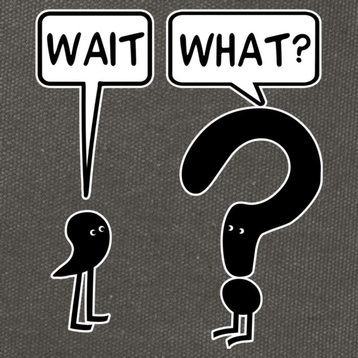 Wait What Funny Grammar Questioning Punctuation Cotton Canvas Backpack