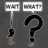 Wait What Funny Grammar Questioning Punctuation Vector Backpack